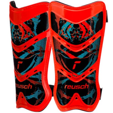 Ochraniacze piłkarskie Reusch Shinguard Attrakt Lite czerwono-czarne 5377045 3335 Ochraniacze piłkarskie Reusch Shinguard Attrakt Lite czerwono-czarne 5377045 3335