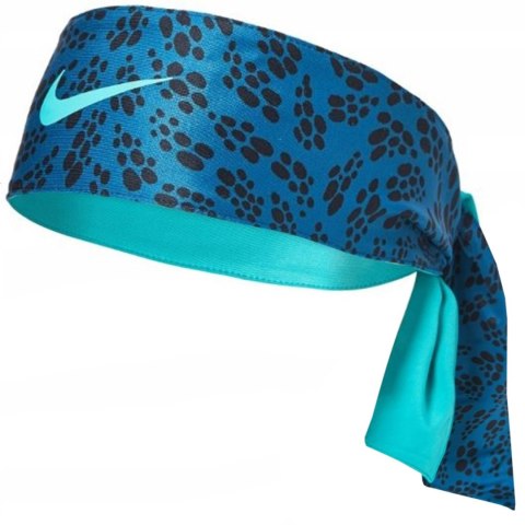 Opaska na głowę Nike Dri-FIT Tie 4.0 niebieska N1003620341OS Opaska na głowę Nike Dri-FIT Tie 4.0 niebieska N1003620341OS