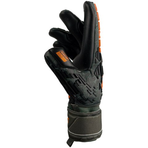 Rękawice bramkarskie Reusch Attrakt Freegel Gold Finger Support zielone 5370030 5555 Rękawice bramkarskie Reusch Attrakt Freegel Gold Finger Support zielone 5370030 5555