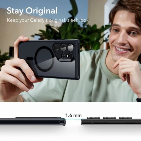 Etui ESR CH Halolock Magsafe do Samsung Galaxy S24 Ultra Clear/Black