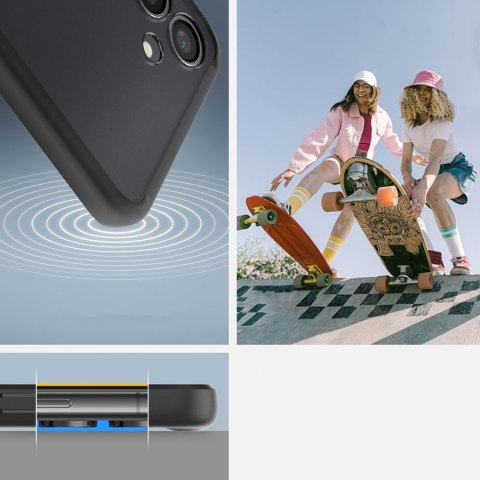 Etui do Samsung Galaxy S24 Spigen Ultra Hybrid Case obudowa plecki Frost Black