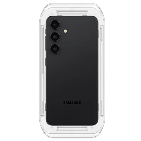2x Szkło hartowane do Samsung Galaxy S24+ Plus S25+ Plus Spigen Glas.TR "EZ FIT" Clear 2-Pack z ramką do montażu