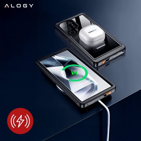 Etui do Samsung Galaxy S24 Ultra Pancerne wodoodporne IP68 360 Armor Case Alogy czarne