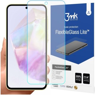 Szkło hybrydowe do Samsung Galaxy A35/A55 5G 3mk Flexible Glass Lite FG FlexibleGlass niepękające na ekran
