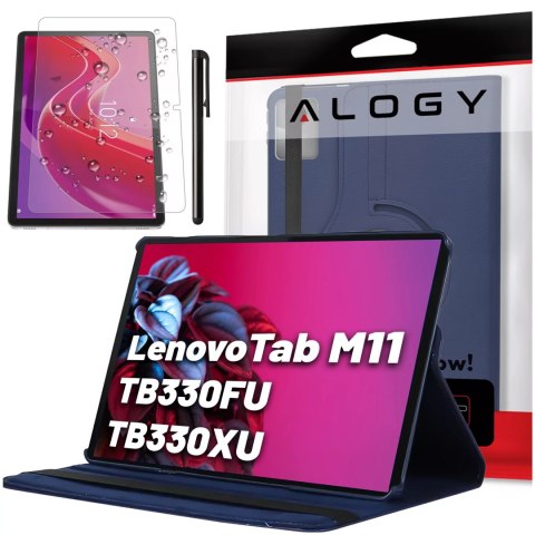 Etui 360 do Lenovo Tab K11 / K11E 11" M11 10.95" TB330FU / TB330XU / TB331FC obrotowe pokrowiec obudowa z klapką na tablet Case 