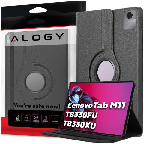 Etui 360 do Lenovo Tab K11 / K11E 11" M11 10.95" TB330FU / TB330XU / TB331FC obrotowe pokrowiec obudowa z klapką na tablet Case 