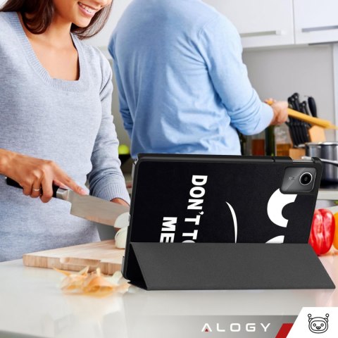 Etui do Lenovo Tab K11 / K11E 11" M11 10.95" TB330FU / TB330XU / TB331FC obudowa na tablet Case Alogy Book Cover Don't Touch me