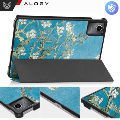 Etui do Lenovo Tab K11 / K11E 11" M11 10.95" TB330FU / TB330XU / TB331FC obudowa na tablet Case Alogy Book Cover Kwitnący migdał