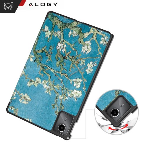 Etui do Lenovo Tab K11 / K11E 11" M11 10.95" TB330FU / TB330XU / TB331FC obudowa na tablet Case Alogy Book Cover Kwitnący migdał