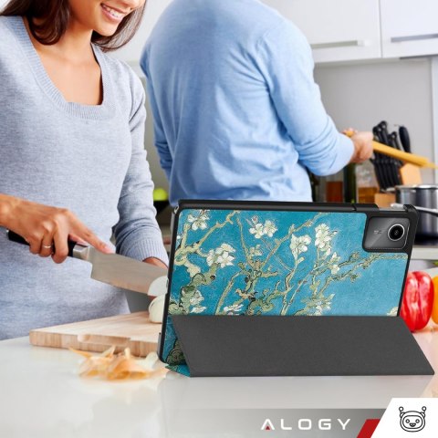 Etui do Lenovo Tab K11 / K11E 11" M11 10.95" TB330FU / TB330XU / TB331FC obudowa na tablet Case Alogy Book Cover Kwitnący migdał
