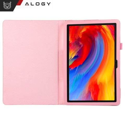 Etui do Lenovo Tab K11 / K11E 11" M11 10.95" TB330FU/TB330XU/TB331FC stojak pokrowiec obudowa z klapką na tablet Case Alogy Różo