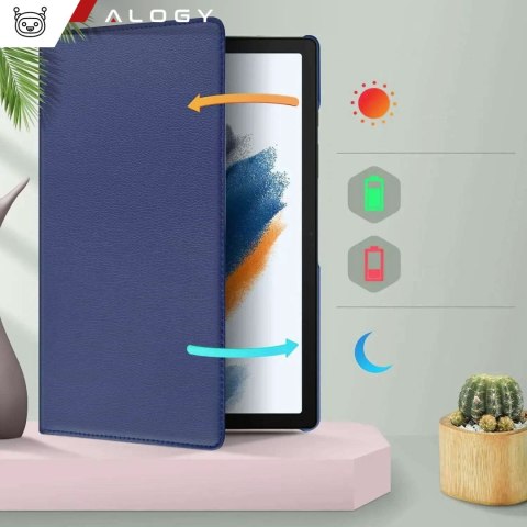 Etui do Lenovo Tab M10 Plus 10.6 2022 3gen 3 gen TB128XU TB125FU Case obrotowe 360 Alogy Granatowe