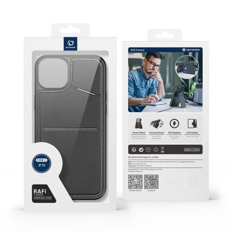 Etui DUX DUCIS Rafi II Mag - etui back cover z podstawką kompatybilne z MagSafe do iPhone 15 Plus