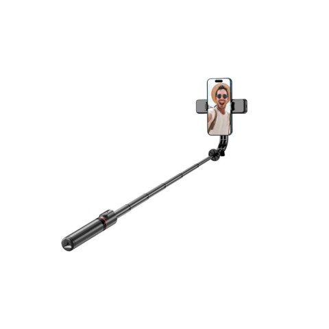 Selfie Stick L05S Wireless statyw Tripod & Led Light Black