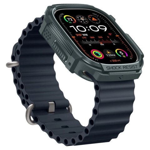 Etui Spigen Rugged Armor do Apple Watch Ultra 1 / 2 (49 mm) Abyss Green