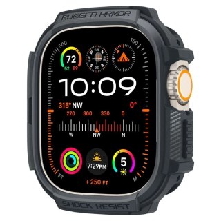 Etui Spigen Rugged Armor do Apple Watch Ultra 1 / 2 (49 mm) Dark Grey