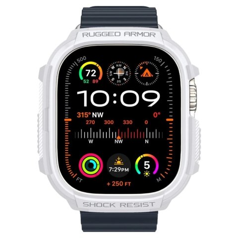 Etui Spigen Rugged Armor do Apple Watch Ultra 1 / 2 (49 mm) White