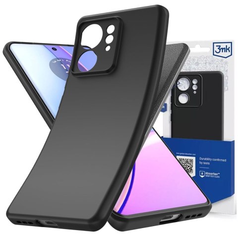 Etui do Motorola Edge 40 3mk Matt Case obudowa pokrowiec Czarne matowe plecki