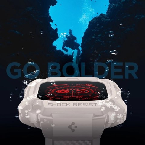 Pasek Spigen Rugged Armor "Pro" do Apple Watch Ultra 1 / 2 (49 mm) Dune Beige