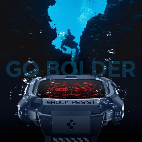 Pasek Spigen Rugged Armor "Pro" do Apple Watch Ultra 1 / 2 (49 mm) Navy Blue