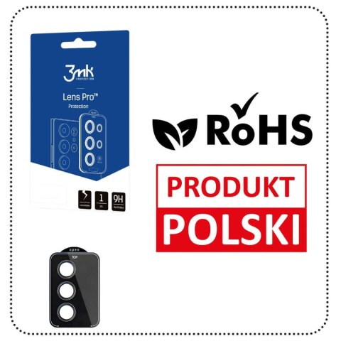 Szkło do Samsung Galaxy A54 5G osłona na aparat obiektyw 3mk Lens Protection Pro Black nakładka ochronna