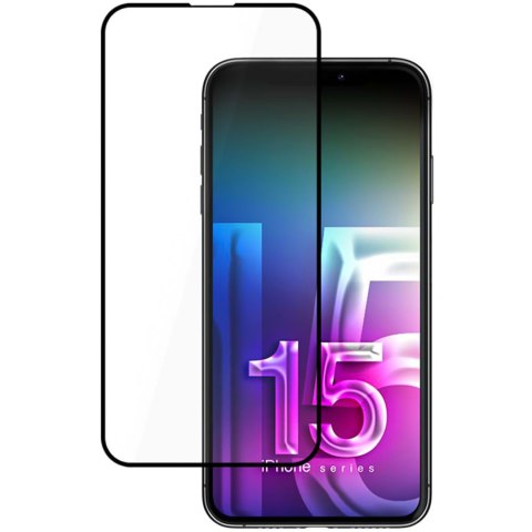 Szkło hartowane do Apple iPhone 15 Pro Max 3mk HardGlass Max ochronne na ekran Black