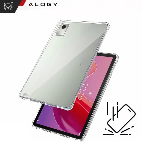 Etui Alogy Shockproof do Lenovo Tab K11 K11E 11" M11 10.95" TB330FU / TB330XU / TB331FC obudowa pokrowiec Przezroczysty