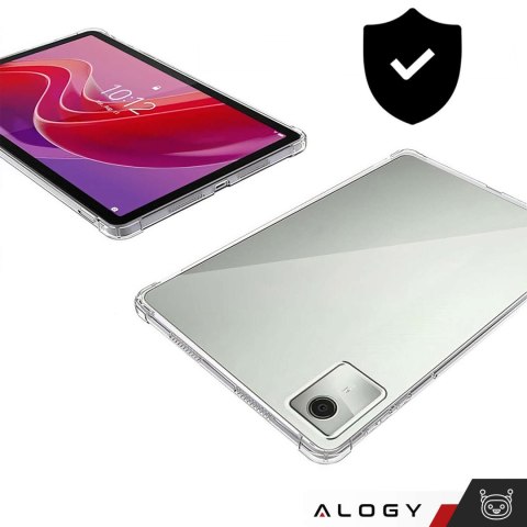 Etui Alogy Shockproof do Lenovo Tab K11 K11E 11" M11 10.95" TB330FU / TB330XU / TB331FC obudowa pokrowiec Przezroczysty