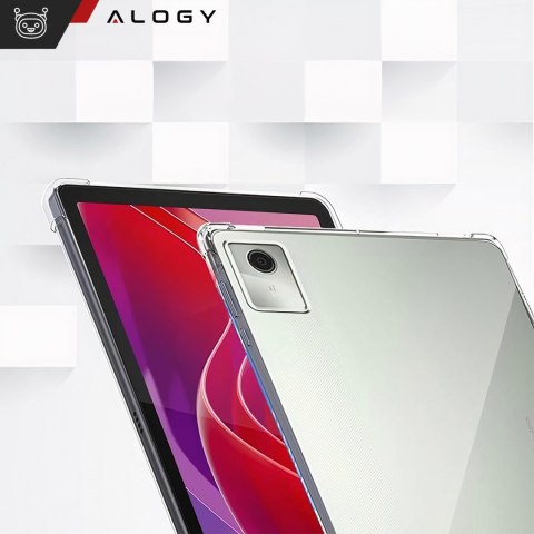 Etui Alogy Shockproof do Lenovo Tab K11 K11E 11" M11 10.95" TB330FU / TB330XU / TB331FC obudowa pokrowiec Przezroczysty