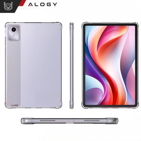 Etui Alogy Shockproof do Lenovo Tab K11 K11E 11" M11 10.95" TB330FU / TB330XU / TB331FC obudowa pokrowiec Przezroczysty