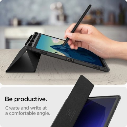 Etui Spigen Ultra Hybrid "Pro" do Samsung Galaxy Tab S9+ Plus 12.4 X810 / X816B Black