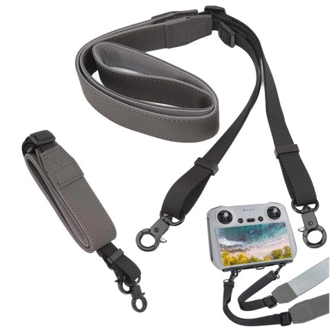 Opaska pasek Alogy na szyję rękę ramię do kontrolera drona DJI Mini Pro Air szary
