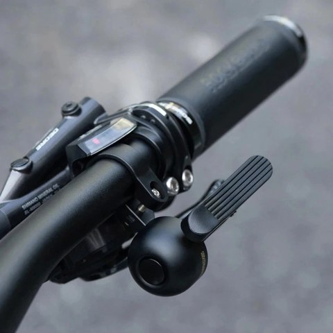 Dzwonek rowerowy Rockbros 34210007001 na lewą stronę kierownicy - czarny