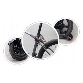 Zapięcie rowerowe Rockbros RKS507-1BK na szyfr 1,8m - czarne