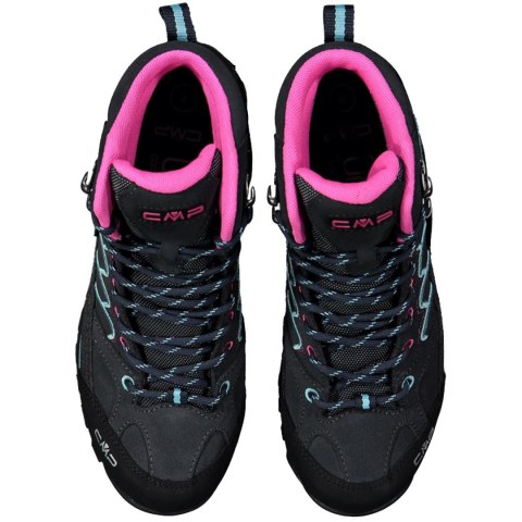 Buty trekkingowe damskie CMP Moon Mid WP szaro-różowo-błękitne 31Q479633UL Buty trekkingowe damskie CMP Moon Mid WP szaro-różowo-błękitne 31Q479633UL