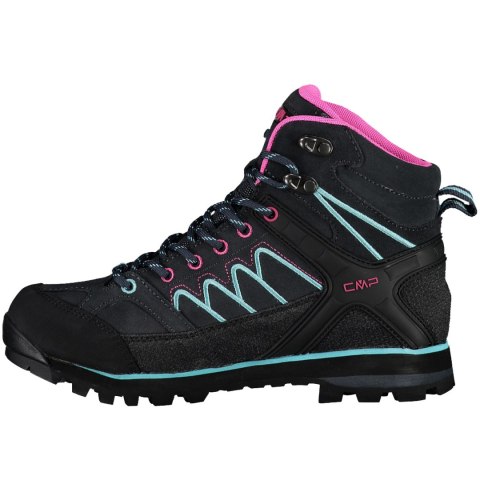 Buty trekkingowe damskie CMP Moon Mid WP szaro-różowo-błękitne 31Q479633UL Buty trekkingowe damskie CMP Moon Mid WP szaro-różowo-błękitne 31Q479633UL
