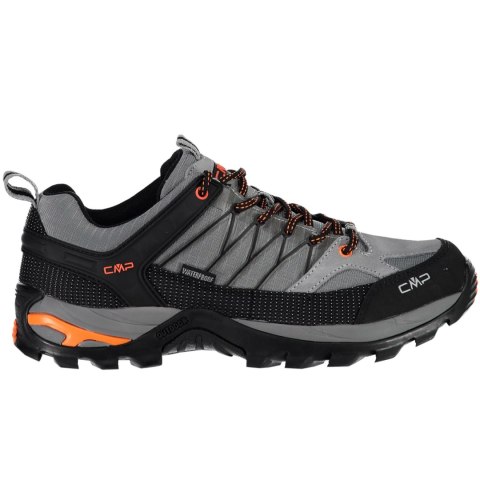 Buty trekkingowe męskie CMP Rigel Low WP szaro-czarno-pomarańczowe 3Q5445775UE Buty trekkingowe męskie CMP Rigel Low WP szaro-czarno-pomarańczowe 3Q5445775UE
