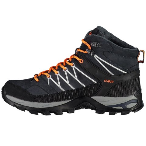 Buty trekkingowe męskie CMP Rigel Mid WP czarno-pomarańczowe 3Q1294756UE Buty trekkingowe męskie CMP Rigel Mid WP czarno-pomarańczowe 3Q1294756UE