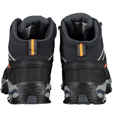 Buty trekkingowe męskie CMP Rigel Mid WP czarno-pomarańczowe 3Q1294756UE Buty trekkingowe męskie CMP Rigel Mid WP czarno-pomarańczowe 3Q1294756UE