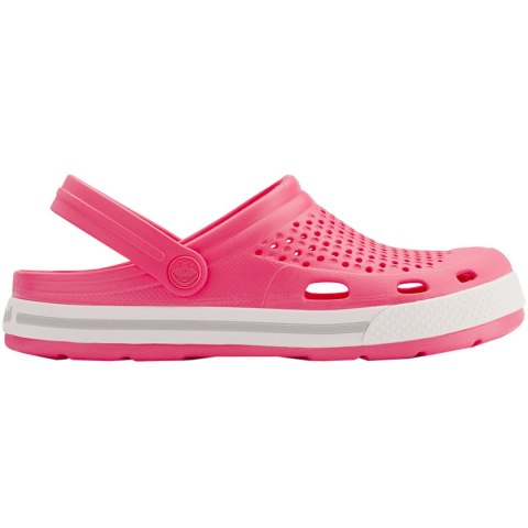 Chodaki damskie Coqui Lindo różowo-szare 6413-100-4246 Chodaki damskie Coqui Lindo różowo-szare 6413-100-4246