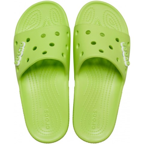 Klapki Crocs Classic Slide zielone 206121 3UH