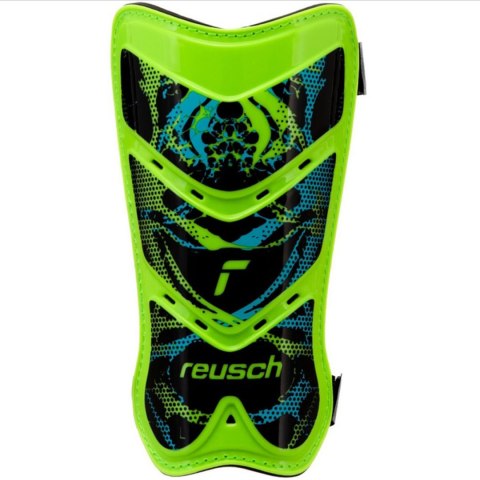 Ochraniacze piłkarskie Reusch Shinguard Attrakt Lite zielono-czarne 5377045 5551 Ochraniacze piłkarskie Reusch Shinguard Attrakt Lite zielono-czarne 5377045 5551