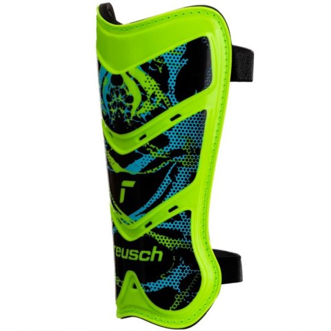 Ochraniacze piłkarskie Reusch Shinguard Attrakt Lite zielono-czarne 5377045 5551 Ochraniacze piłkarskie Reusch Shinguard Attrakt Lite zielono-czarne 5377045 5551
