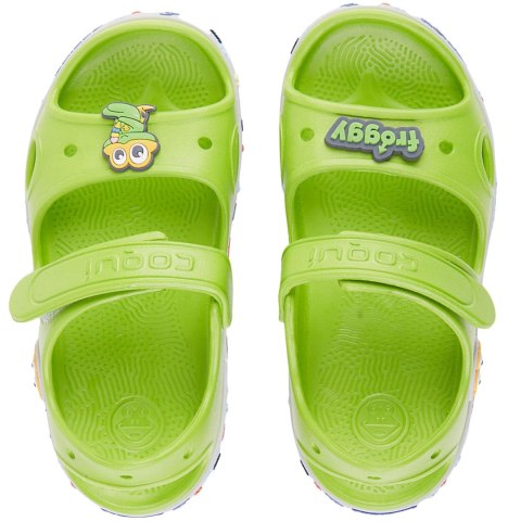 Sandały dla dzieci Coqui Yogi zielone 8861-632-1546A Sandały dla dzieci Coqui Yogi zielone 8861-632-1546A