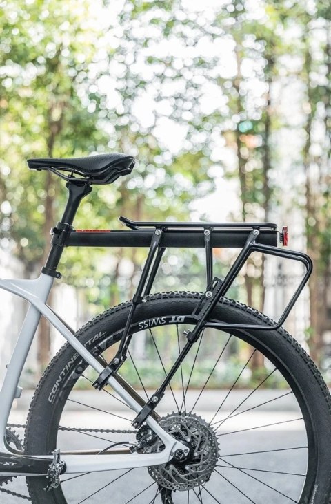 Bagażnik rowerowy Rockbros 33210004001 z półką - czarny