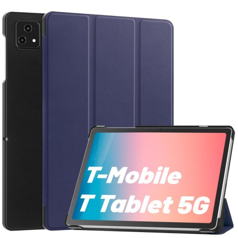 Etui do T-Mobile T Tablet 5G 10.36" obudowa na tablet Alogy Book Cover Case Granatowe
