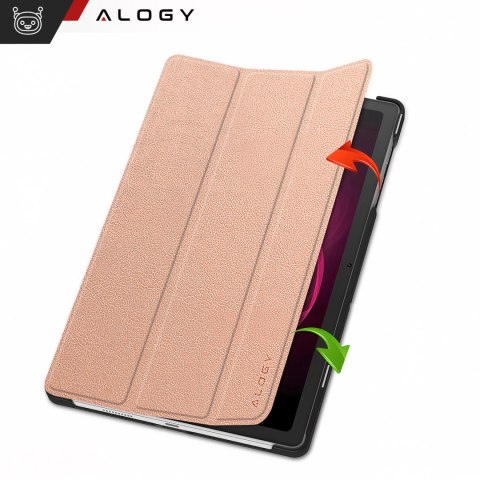 Etui do T-Mobile T Tablet 5G 10.36" obudowa na tablet Alogy Book Cover Case Rose Gold