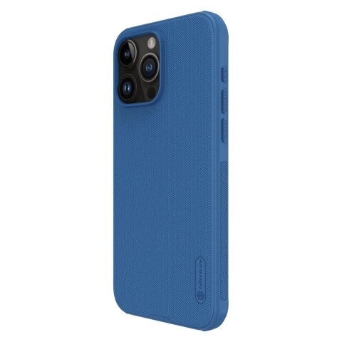Etui Nillkin Super Frosted Shield Pro Magnetic Case na iPhone 15 Pro Max - niebieskie