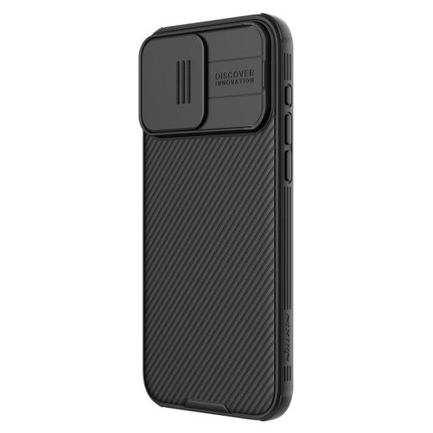 Pancerne etui Nillkin CamShield Pro Magnetic Case do iPhone 15 Pro Max z osłoną na aparat - czarne