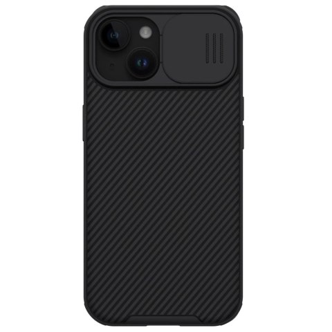 Pancerne etui Nillkin CamShield Pro Magnetic Case do iPhone 15 z osłoną na aparat - czarne